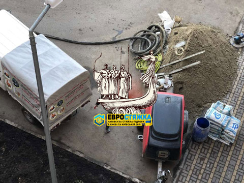 Напівсуха Стяжка підлоги в Києві